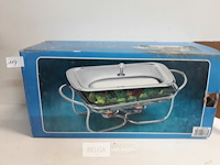 1 x warmhoudrooster + ovenschotel verwarmen 2 t-lichtjes - afbeelding 1 van  3