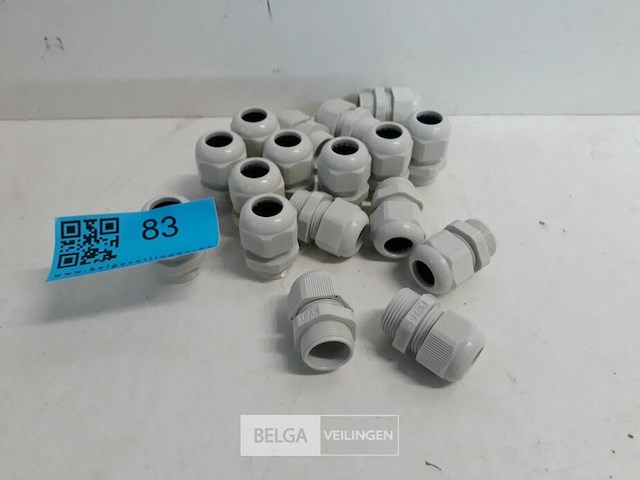 1 x wartel pg16 grijs 17 stuks - afbeelding 2 van  3