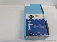 1 x wastafel kraan chrome koud water - afbeelding 1 van  2