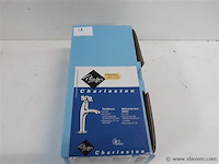 1 x wastafel kraan chrome koud water - afbeelding 1 van  2