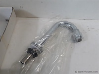 1 x wastafel kraan chrome koud water - afbeelding 2 van  2
