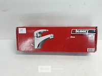 1 x wastafel kraan chrome met auto afloop - afbeelding 1 van  3
