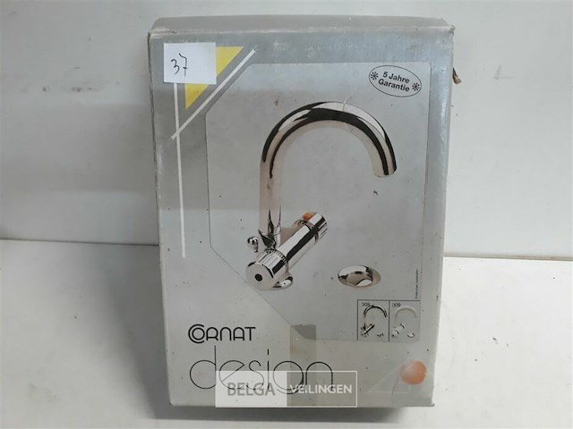 1 x wastafel kraan thermostaat chrome - afbeelding 2 van  3