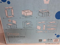 1 x wastafelkast pvc allibert - afbeelding 2 van  2