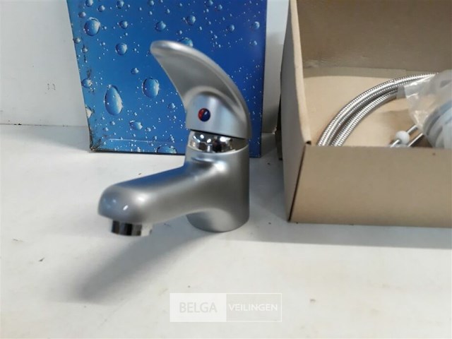 1 x wastafelkraan chrome automatische stop - afbeelding 3 van  3