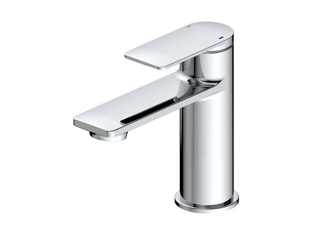 1 x wastafelkraan chrome - afbeelding 1 van  1