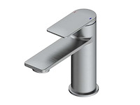 1 x wastafelkraan gun gray - afbeelding 1 van  1