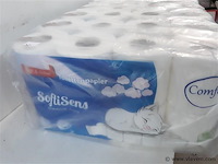 1 x wc papier 3 laags 64 rollen - afbeelding 2 van  2