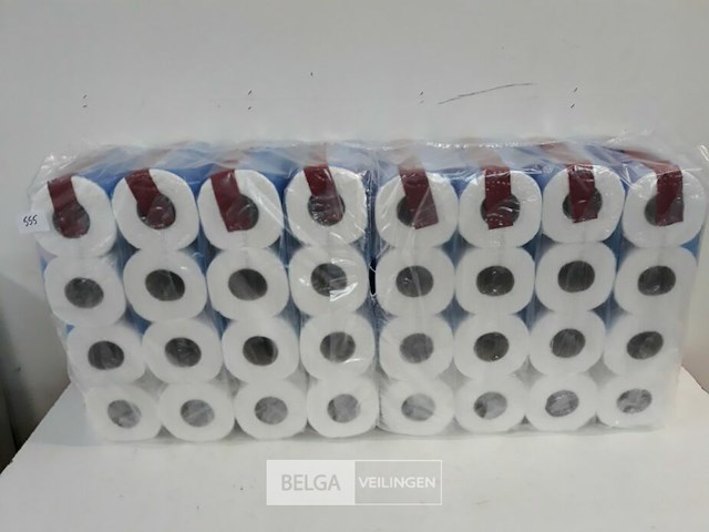 1 x wc papier 3 laags 64 rollen - afbeelding 1 van  3