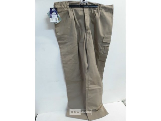 1 x werkbroek beige fristads 62 - afbeelding 2 van  3