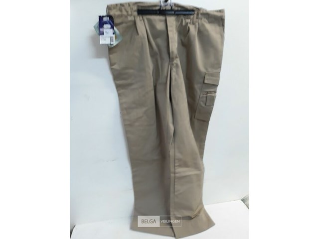 1 x werkbroek beige fristads 62 - afbeelding 1 van  3