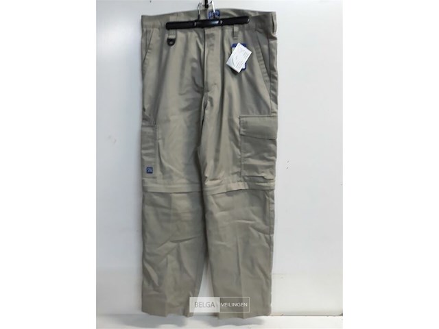 1 x werkbroek beige pro-job 48 - afbeelding 2 van  3