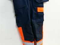 1 x werkbroek blauw/oranje fluo fristads 48 - afbeelding 2 van  3