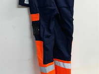 1 x werkbroek blauw/oranje fluo fristads 48 - afbeelding 3 van  3