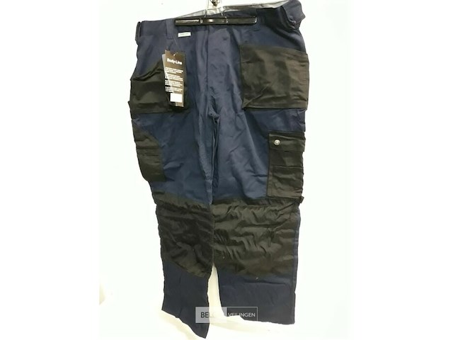 1 x werkbroek blauw/zwart artelli 58 - afbeelding 1 van  3