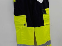 1 x werkbroek fluo geel pro-job 48 - afbeelding 2 van  3