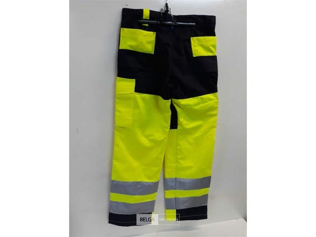 1 x werkbroek fluo geel pro-job 48 - afbeelding 3 van  3