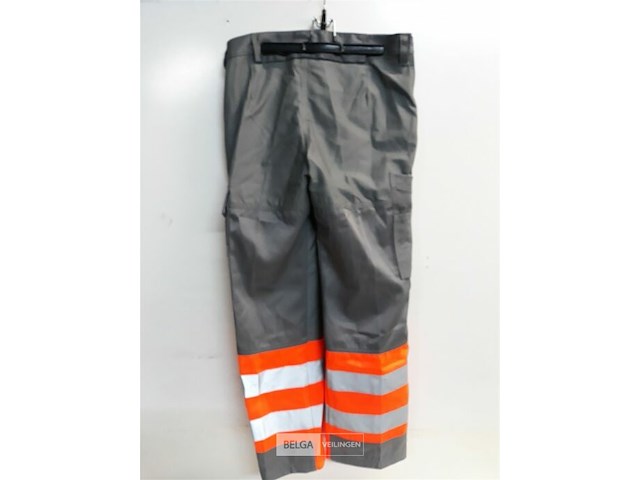 1 x werkbroek grijs/fluo pro-job 88 - afbeelding 3 van  3