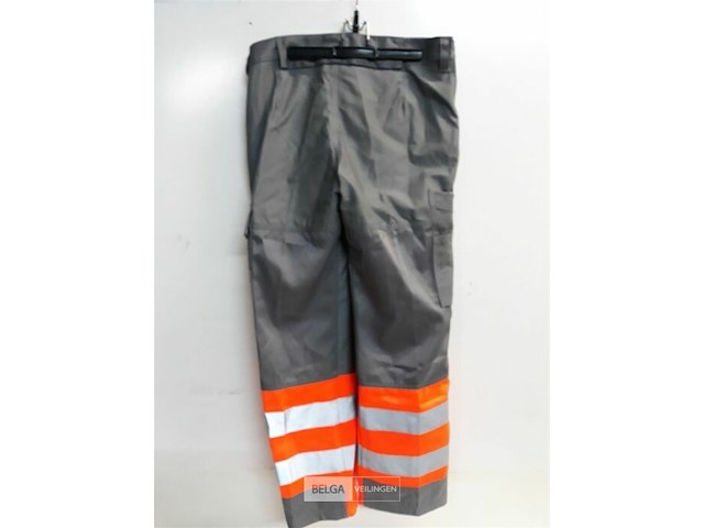 1 x werkbroek grijs/fluo pro-job 88 - afbeelding 3 van  3