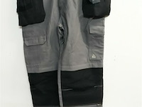 1 x werkbroek grijs/zwart artelli 56 - afbeelding 2 van  3
