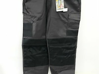 1 x werkbroek grijs/zwart free2be 44 - afbeelding 2 van  3