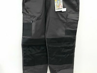 1 x werkbroek grijs/zwart free2be 44 - afbeelding 2 van  3