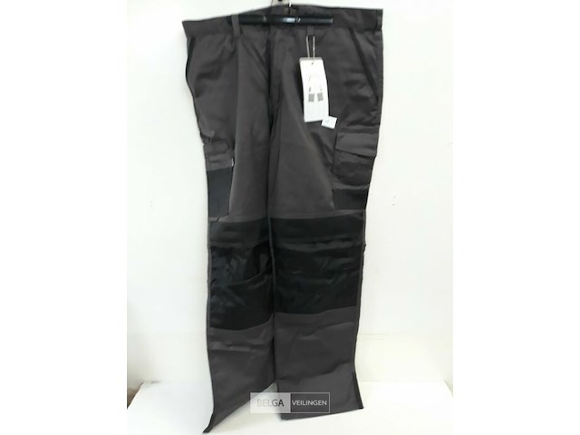 1 x werkbroek grijs/zwart free2be 44 - afbeelding 2 van  3