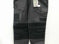 1 x werkbroek grijs/zwart free2be 44 - afbeelding 2 van  3