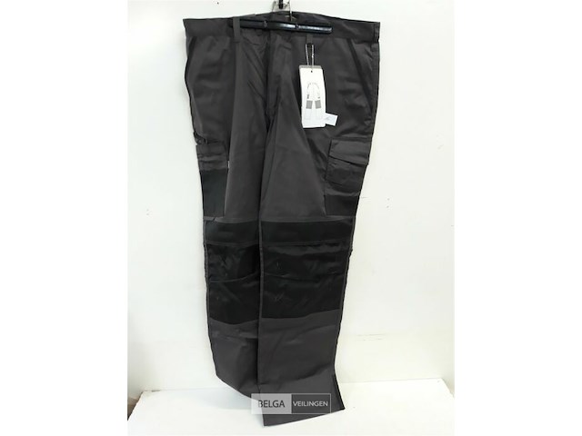 1 x werkbroek grijs/zwart free2be 46 - afbeelding 2 van  3