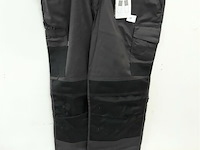 1 x werkbroek grijs/zwart free2be 46 - afbeelding 2 van  3