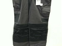 1 x werkbroek grijs/zwart free2be 48 - afbeelding 2 van  3