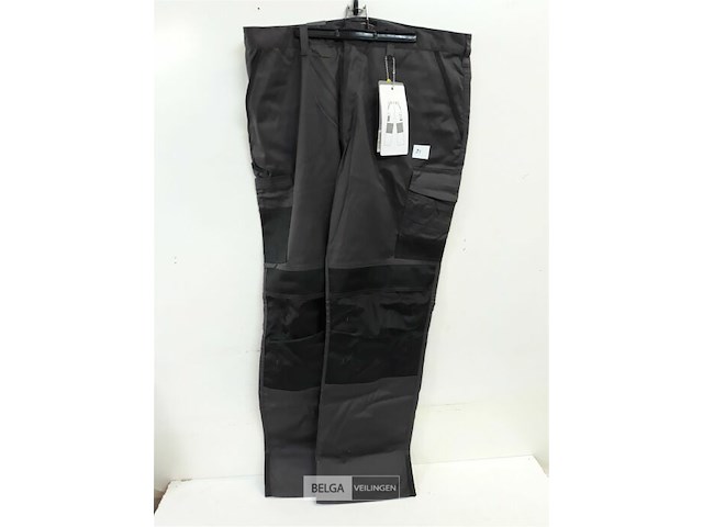 1 x werkbroek grijs/zwart free2be 48 - afbeelding 2 van  3