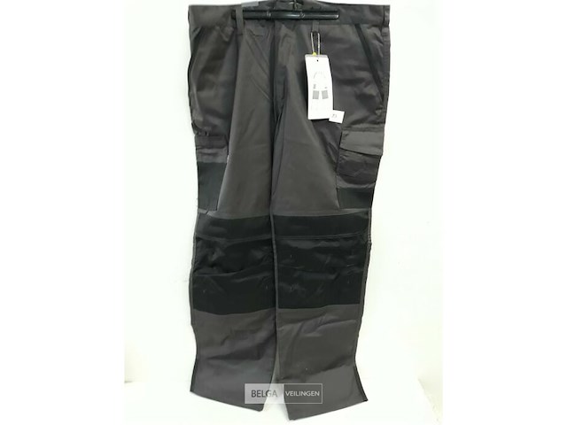 1 x werkbroek grijs/zwart free2be 48 - afbeelding 2 van  3