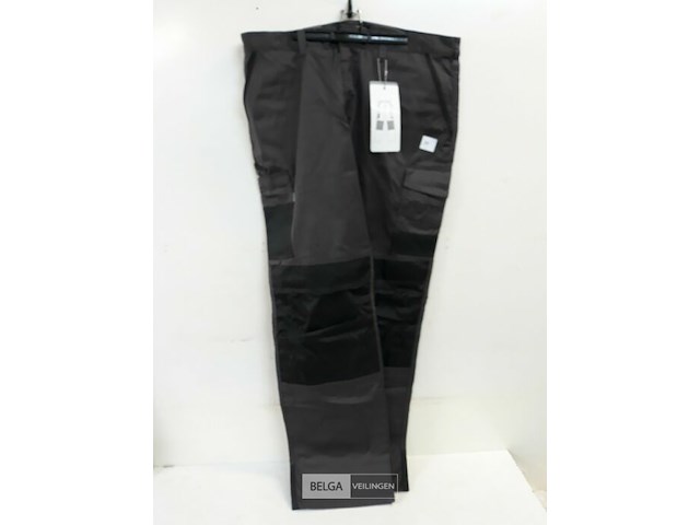 1 x werkbroek grijs/zwart free2be 50 - afbeelding 1 van  3