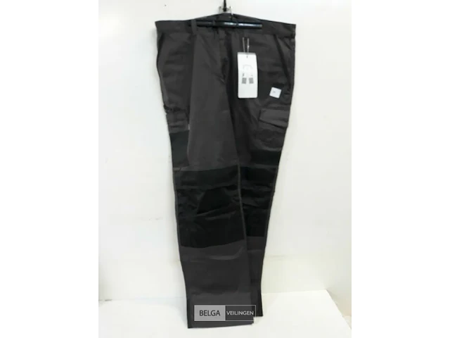 1 x werkbroek grijs/zwart free2be 50 - afbeelding 2 van  3
