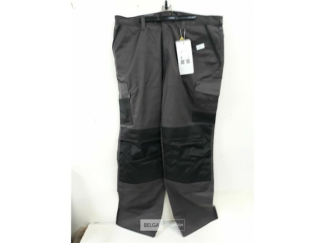 1 x werkbroek grijs/zwart free2be 52 - afbeelding 2 van  3