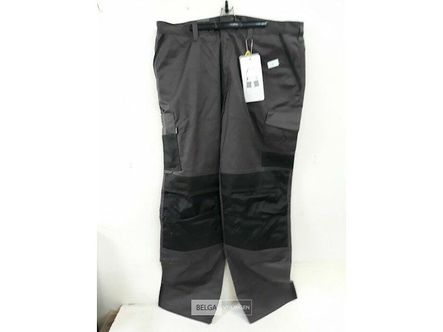 1 x werkbroek grijs/zwart free2be 52 - afbeelding 1 van  3