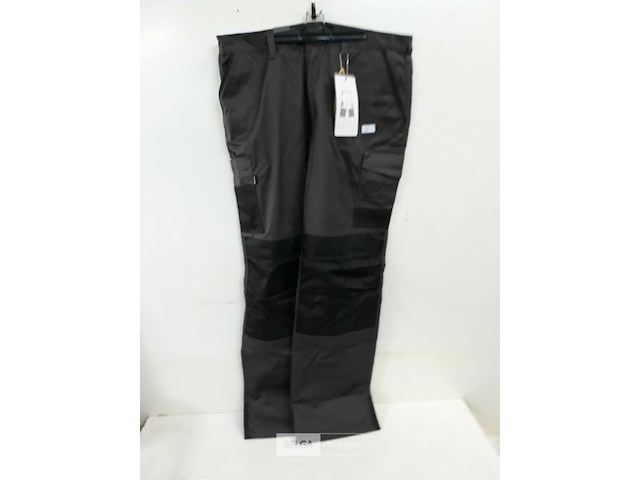 1 x werkbroek grijs/zwart free2be 52 - afbeelding 2 van  3
