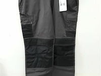 1 x werkbroek grijs/zwart free2be 54 - afbeelding 2 van  3