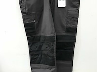 1 x werkbroek grijs/zwart free2be 54 - afbeelding 2 van  3