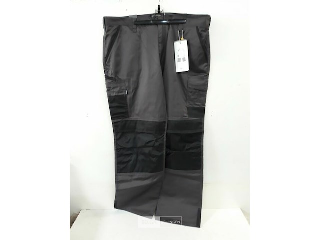 1 x werkbroek grijs/zwart free2be 54 - afbeelding 1 van  3