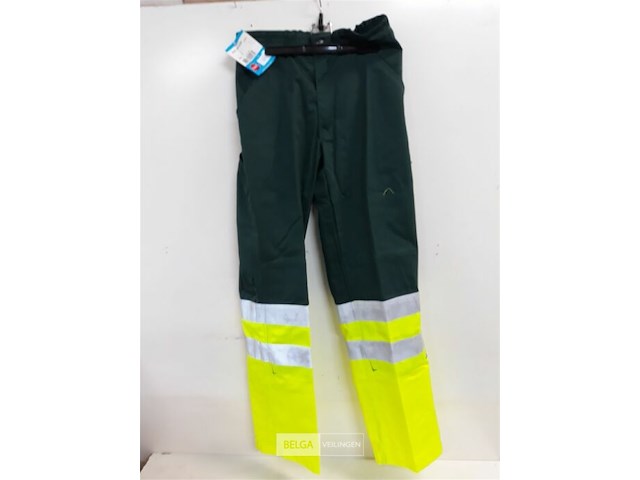 1 x werkbroek groen fluo havep 48 - afbeelding 1 van  3