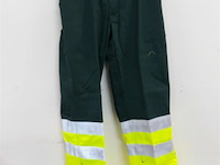 1 x werkbroek groen fluo havep 48 - afbeelding 2 van  3