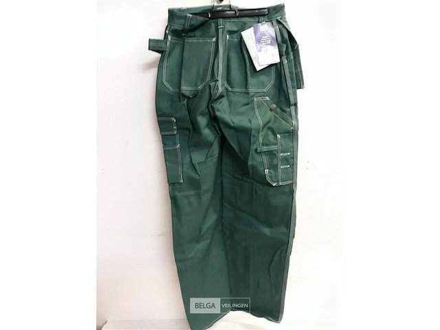 1 x werkbroek groen fristads c144 - afbeelding 3 van  3