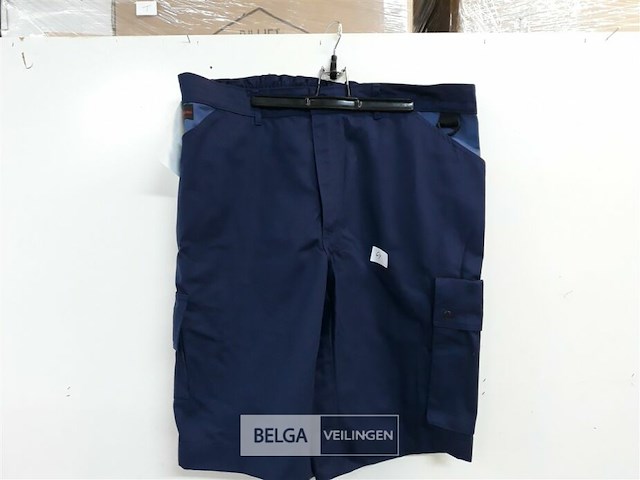 1 x werkbroek short blauw havep 58 - afbeelding 2 van  3