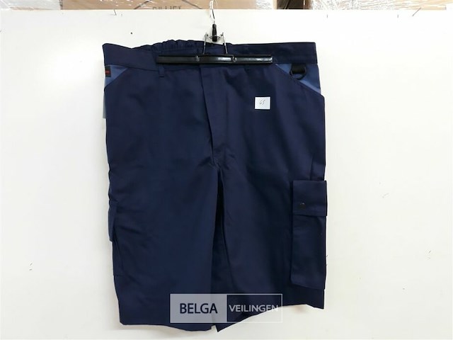 1 x werkbroek short blauw havep 58 - afbeelding 2 van  3