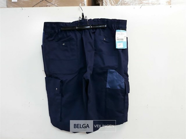 1 x werkbroek short blauw havep 58 - afbeelding 3 van  3