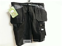 1 x werkbroek short zwart fristads 52 - afbeelding 1 van  3
