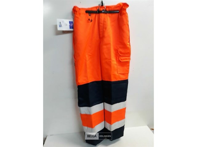 1 x werkbroek winter oranje fluo fristads m - afbeelding 2 van  3