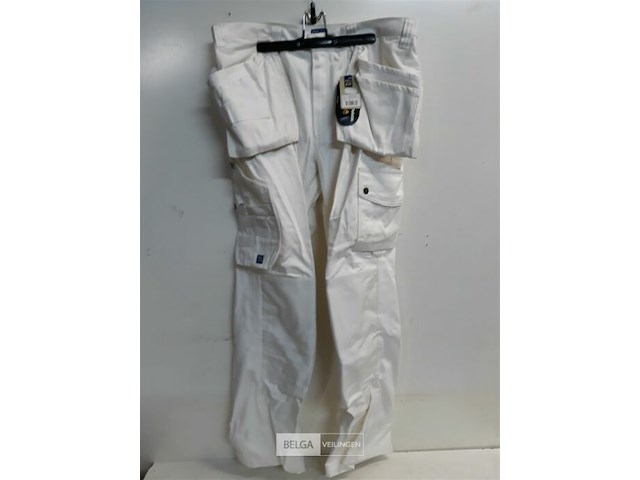 1 x werkbroek wit pro-job 52 - afbeelding 2 van  3